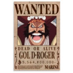 Poster Wanted Gol D. Roger
