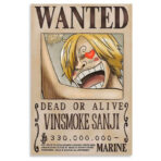 Poster Wanted Sanji Vinsmoke