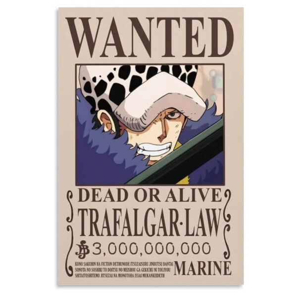 Wanted Trafalgar Law