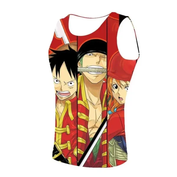 Canotta Luffy Zoro Nami