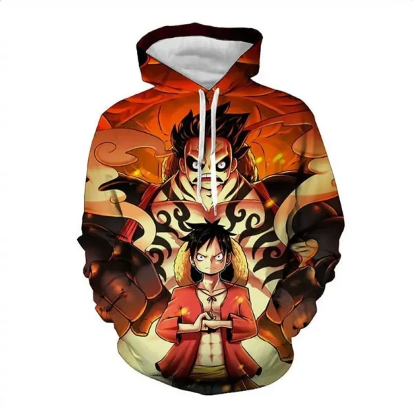 Felpa di Luffy Gear 4