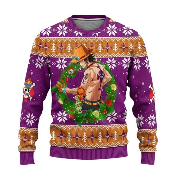 Felpa One Piece Ace Natale