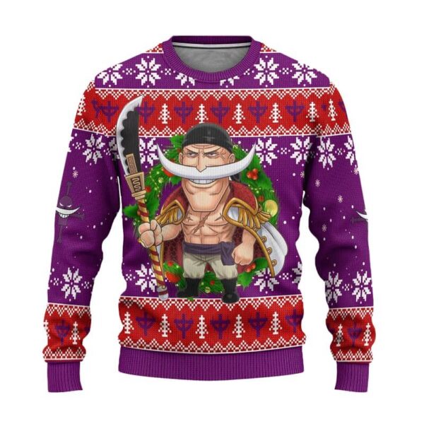 Felpa One Piece Barbabianca Natale