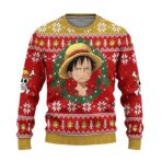 Felpa One Piece Luffy Natale