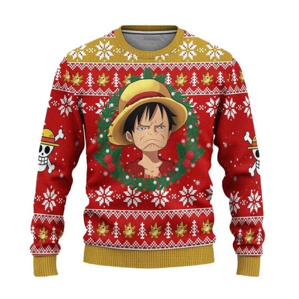 Felpa One Piece Luffy Natale