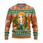 Felpa One Piece Nami Natale
