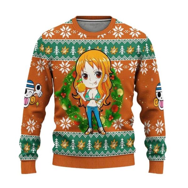 Felpa One Piece Nami Natale