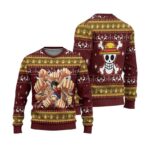 Felpa One Piece Natale