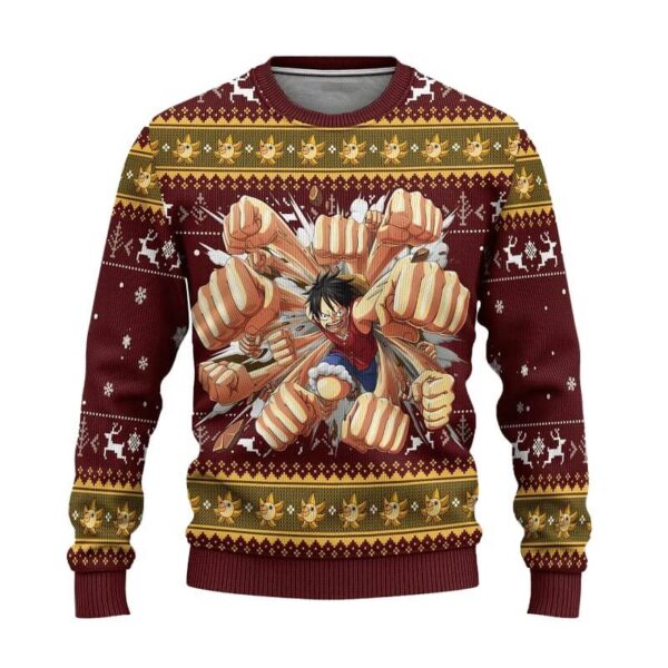 Felpa One Piece Natale