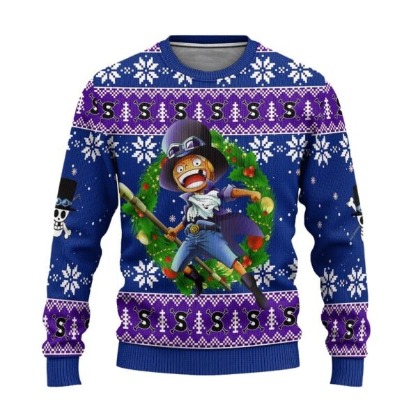 Felpa One Piece Sabo Natale