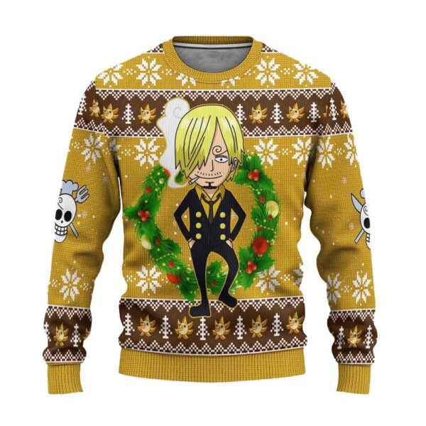 Felpa One Piece Sanji Natale