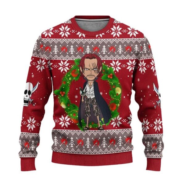 Felpa One Piece Shanks Natale