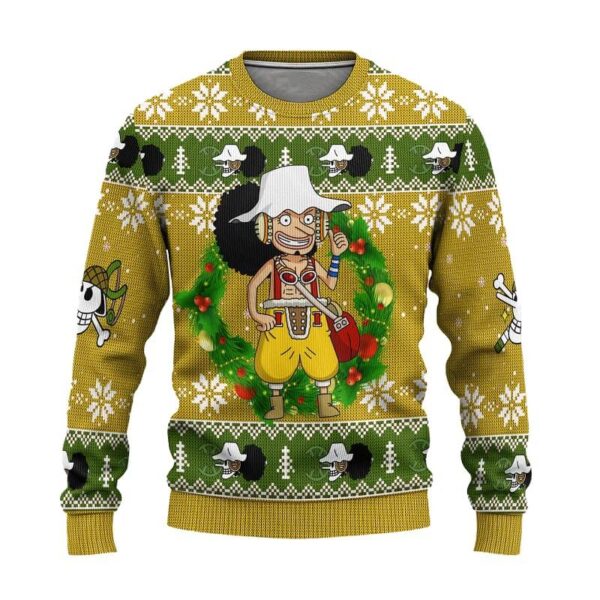 Felpa One Piece Usopp Natale