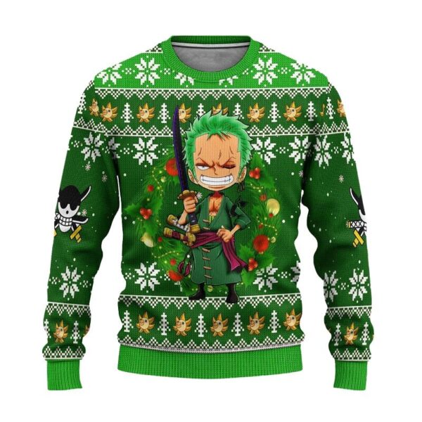 Felpa One Piece Zoro Natale