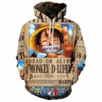 Felpa Wanted Luffy