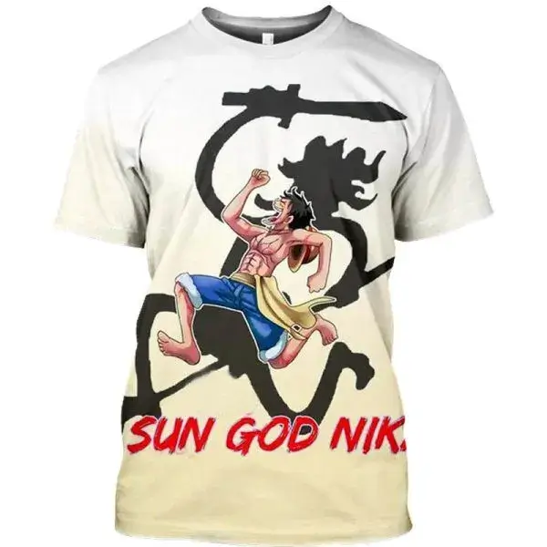 Maglietta Luffy Gear 5 Sungod