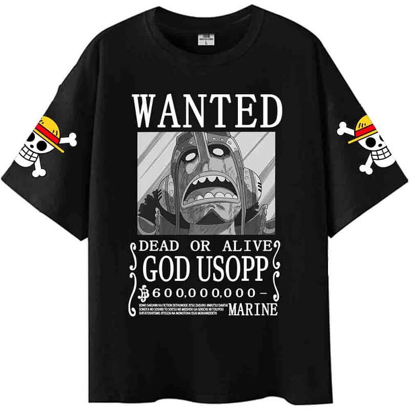 Maglietta One Piece God Usopp Maglietta One Piece God Usopp