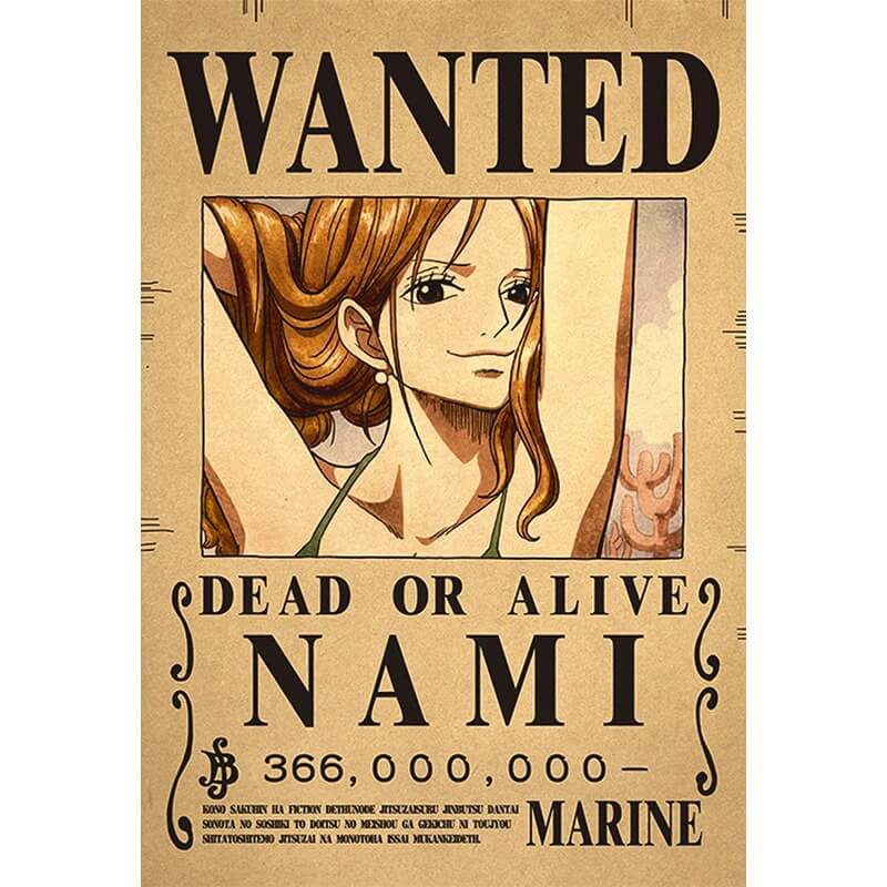 Poster Wanted Nami