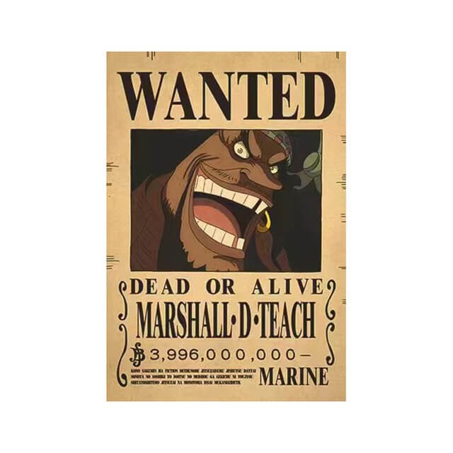 Wanted Marshall D. Teach