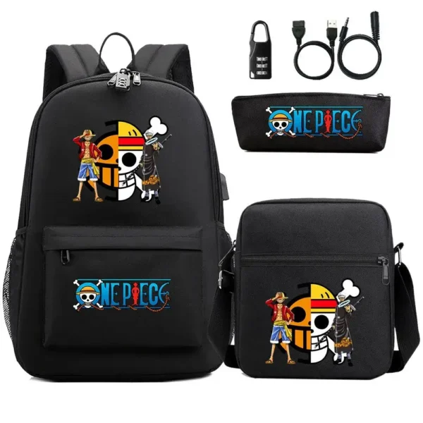 Zaino Nero One Piece